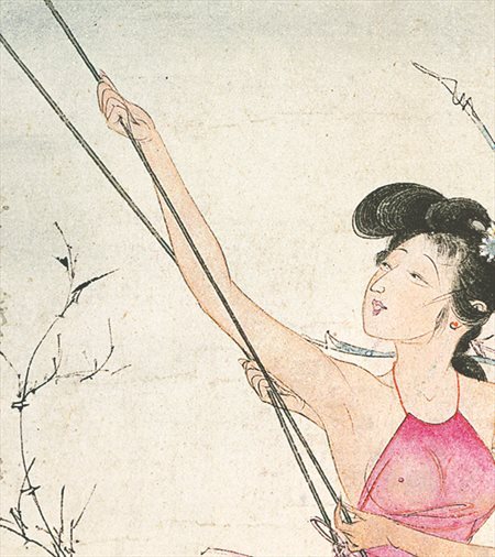 盐源县-胡也佛的仕女画和最知名的金瓶梅秘戏图